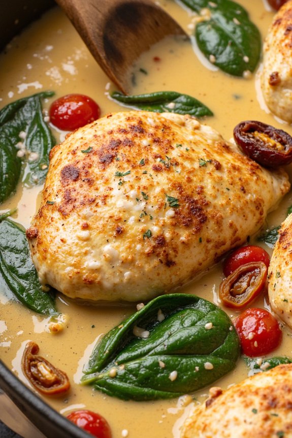 creamy tuscan chicken delight
