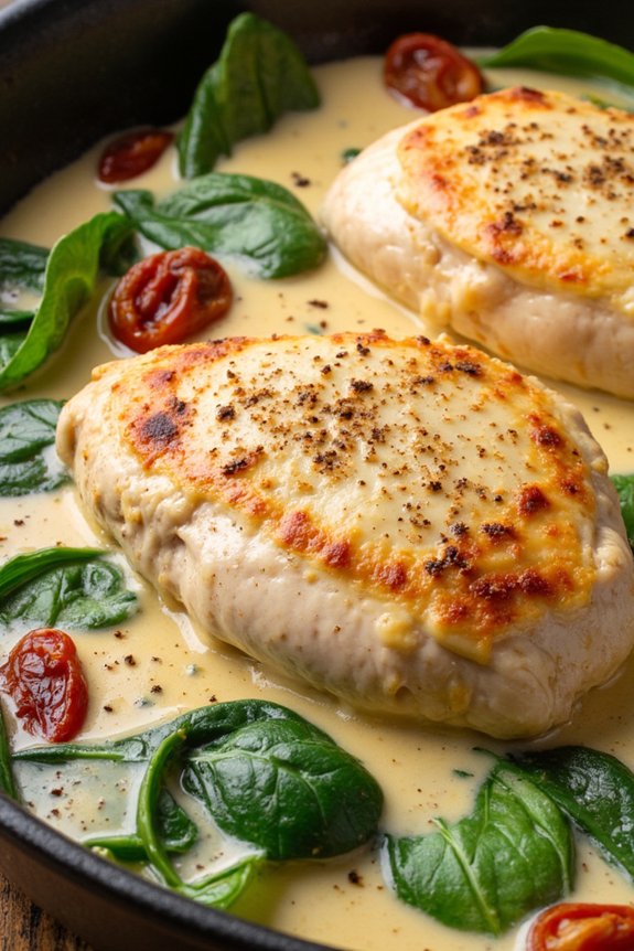 creamy tuscan chicken delight
