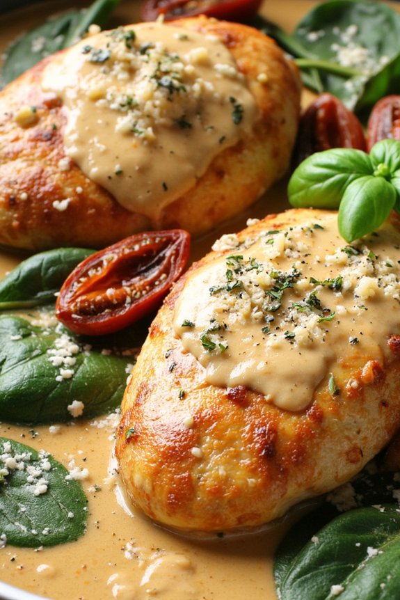 creamy tuscan chicken delight