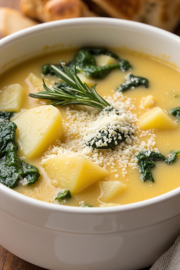 creamy tuscan potato soup