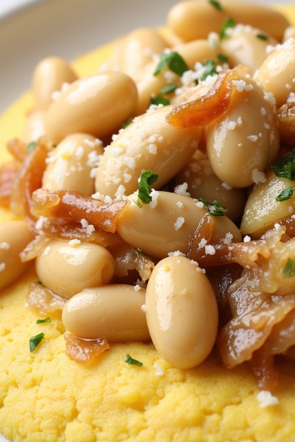 creamy white bean polenta