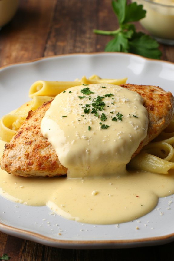 creamy white wine sauce