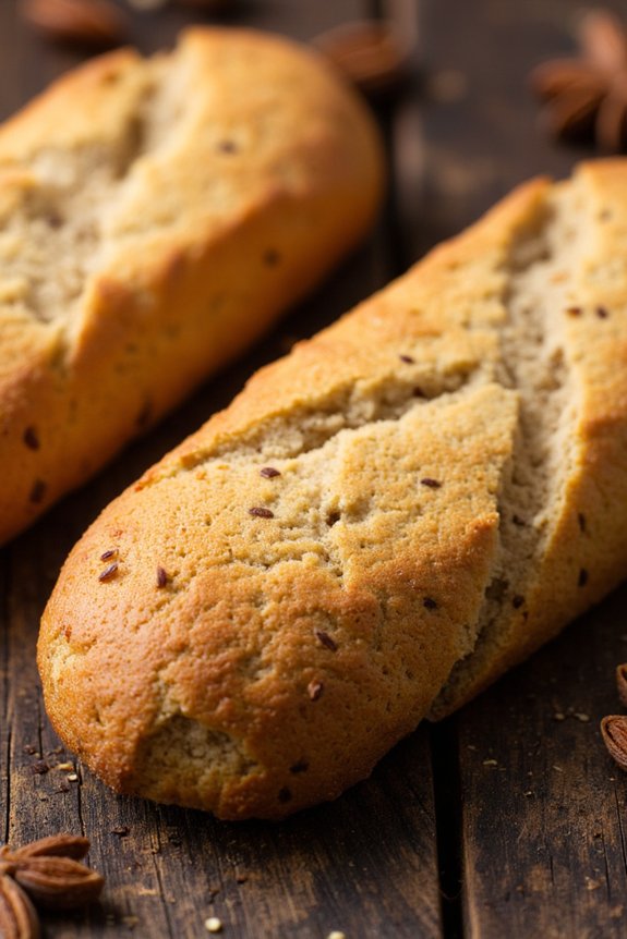 crisp aromatic anise biscotti