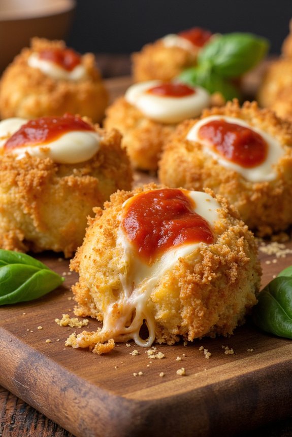 crispy chicken parmesan bites