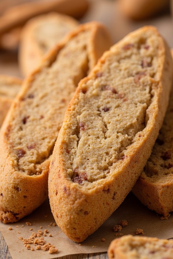 crispy cinnamon sugar biscotti