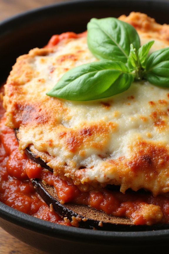 crispy eggplant parmesan bowl
