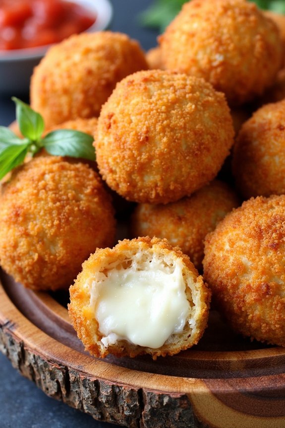 crispy fried cheese appetizer