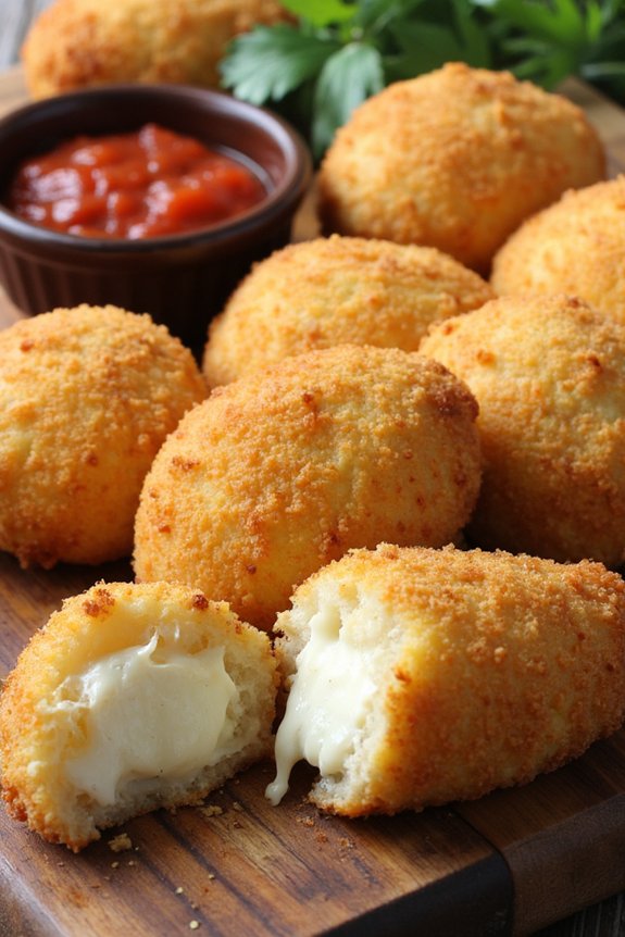 crispy italian potato croquettes