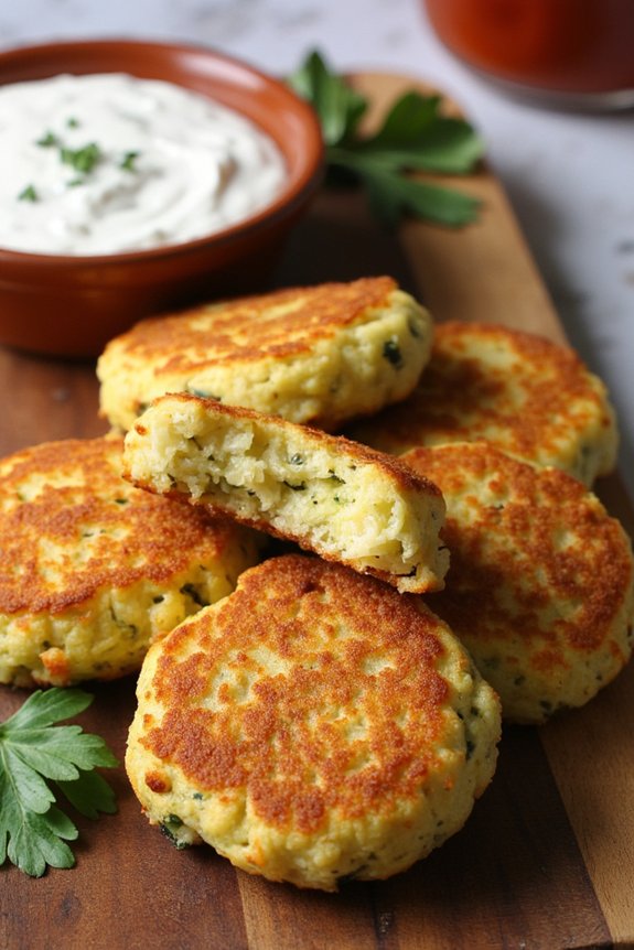 crispy italian zucchini fritters