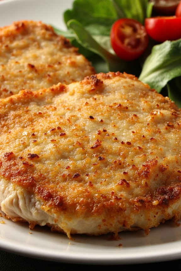 crispy parmesan pork chops
