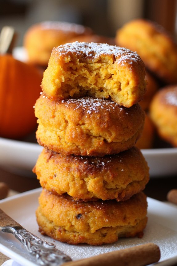 crispy pumpkin fritters recipe