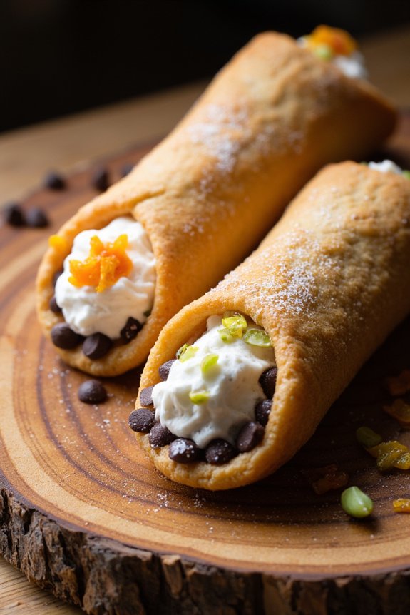 crispy shells creamy filling