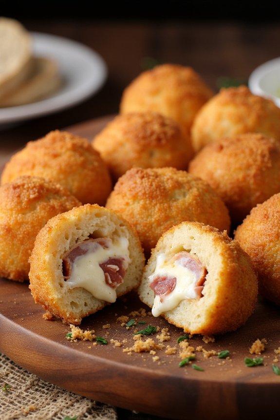 crispy stuffed potato croquettes