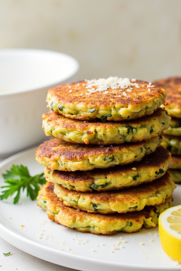 crispy zucchini fritters recipe