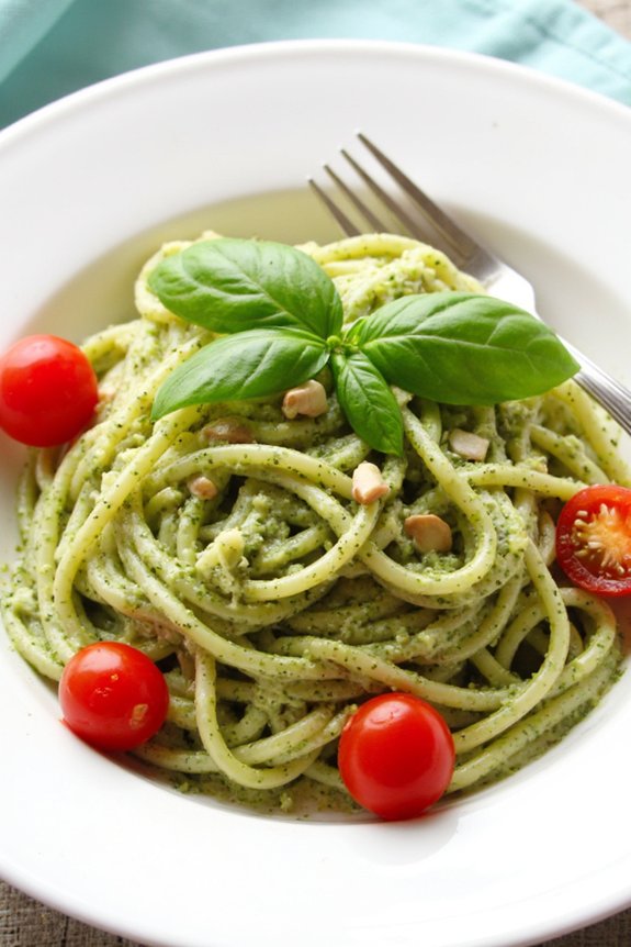dairy free pesto pasta recipe