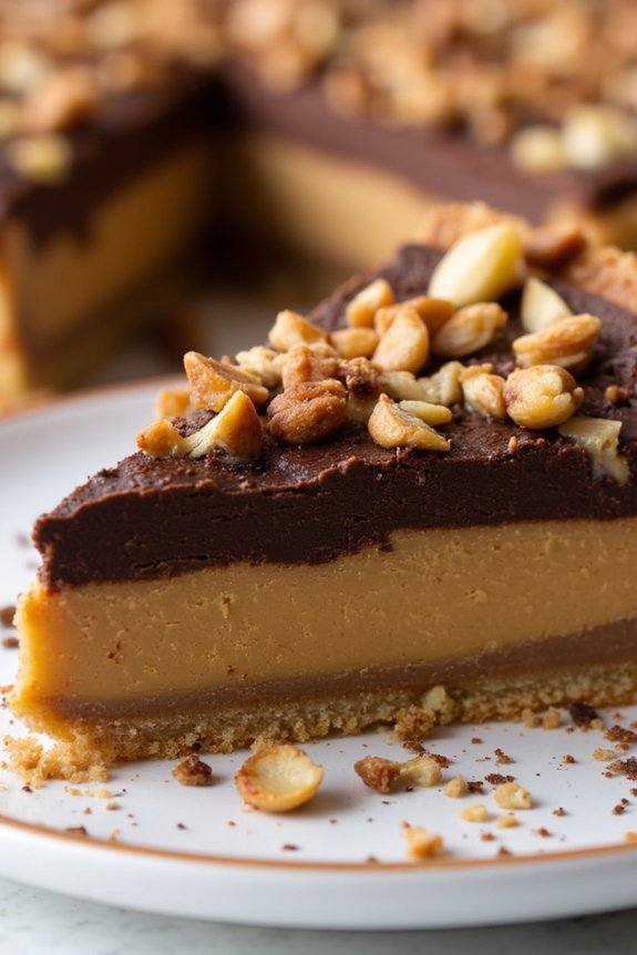 decadent chocolate hazelnut tart