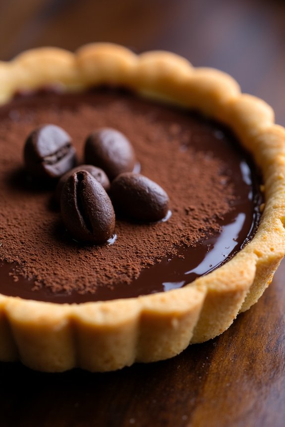 decadent italian chocolate tart