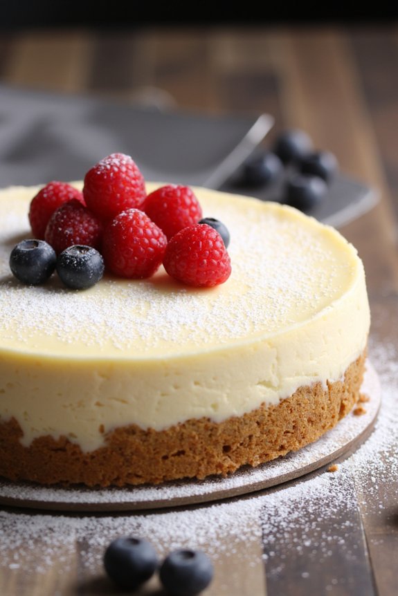 decadent ricotta cheesecake recipe
