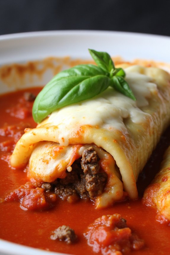 delicious beef ricotta cannelloni