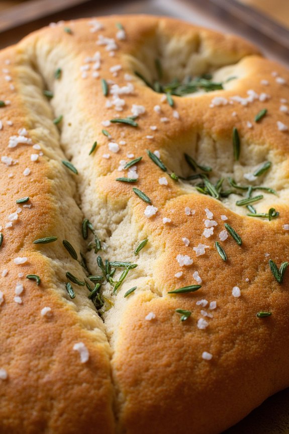delicious homemade rosemary focaccia