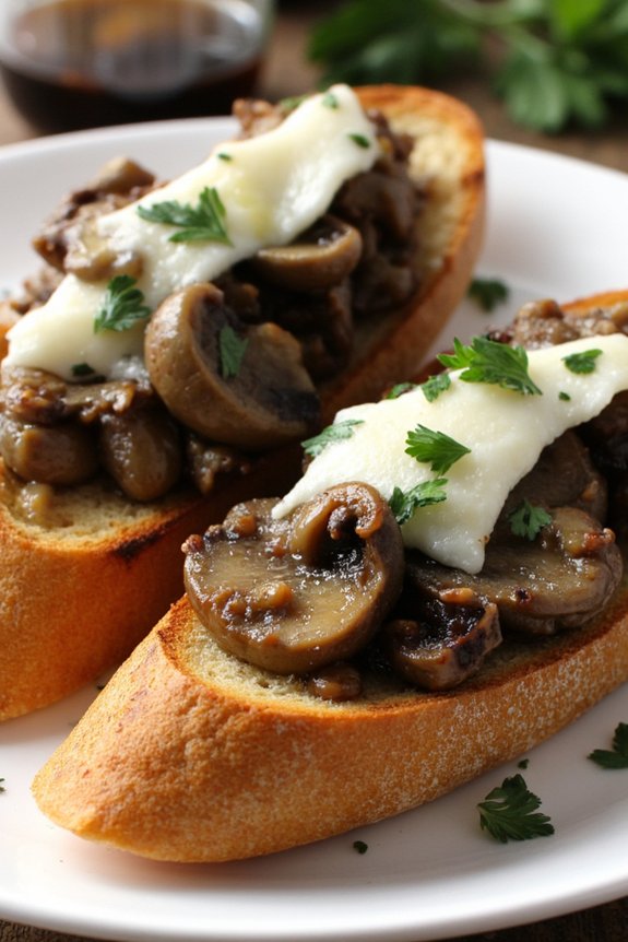 delicious italian mushroom appetizer