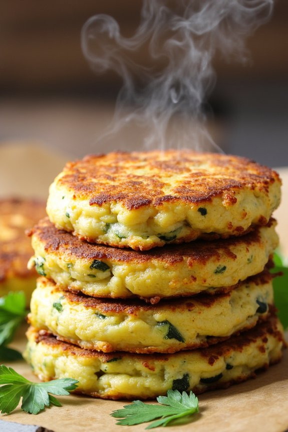 delicious ricotta zucchini fritters