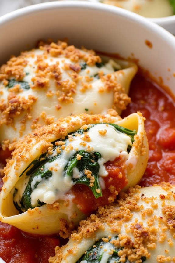 delicious stuffed pasta shells