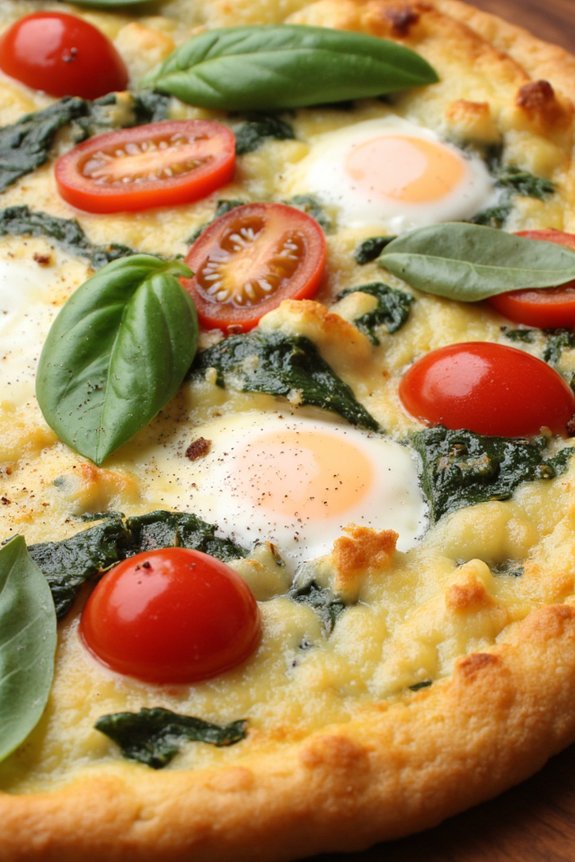 delicious tomato basil frittata recipe