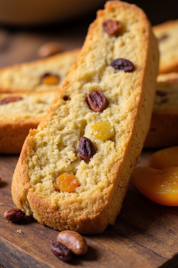 delightful apricot pistachio biscotti