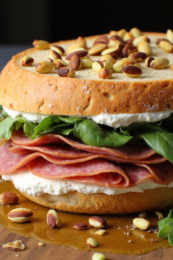 delightful italian sandwich creation