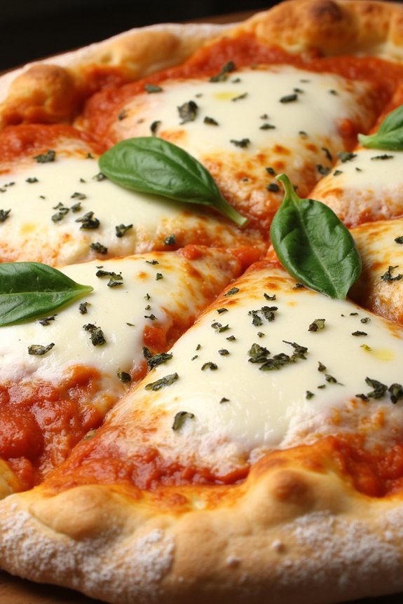 delightful oregano margherita pizza