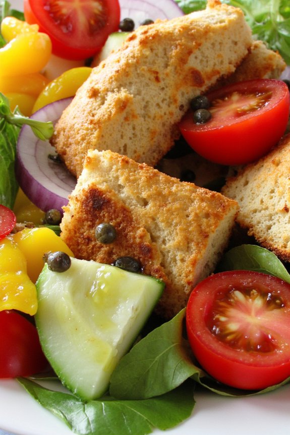 delightful tuscan bread salad