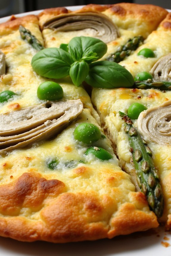 easter vegetable frittata recipe