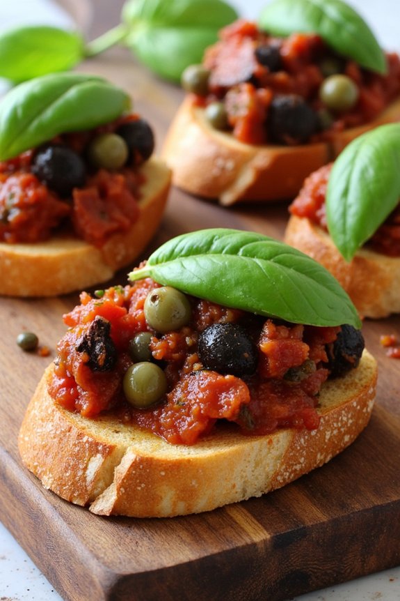 eggplant caponata bruschetta recipe