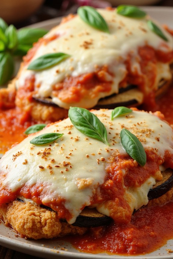eggplant chicken parmesan delight