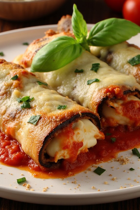 eggplant rollatini with cheese