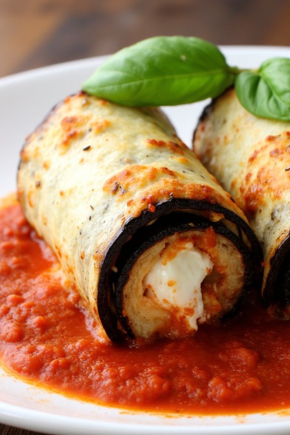 eggplant rollatini with ricotta