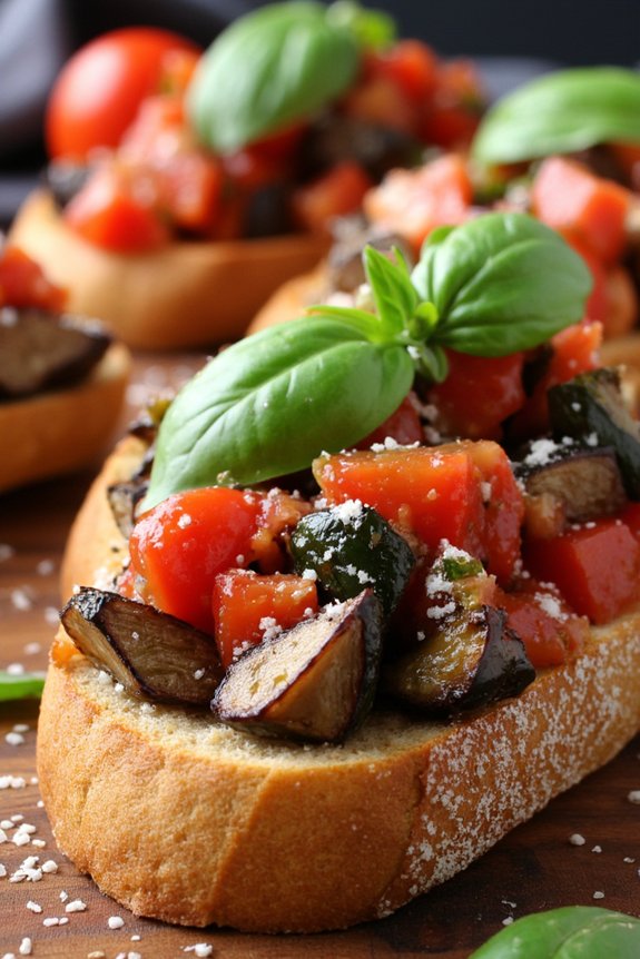 eggplant tomato bruschetta recipe