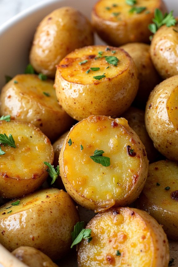 elegant marsala roasted potatoes