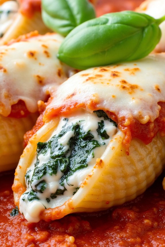 elegant stuffed pasta shells