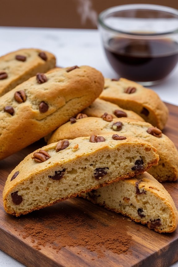 espresso walnut biscotti recipe