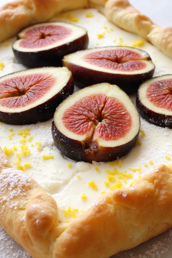 fig and ricotta tart delight