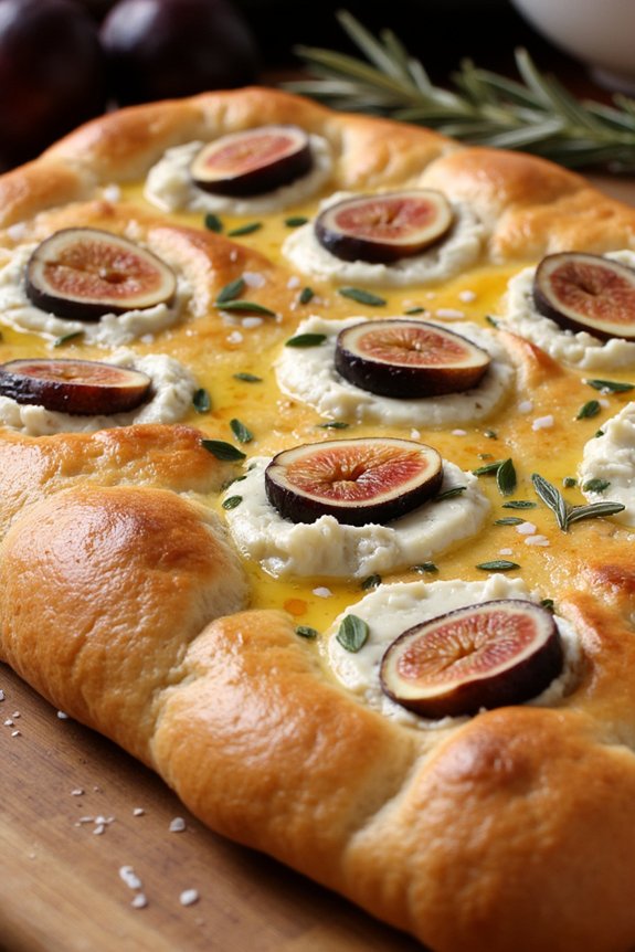 figs and gorgonzola focaccia
