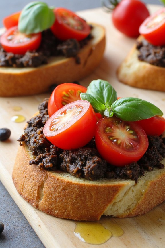 flavorful mediterranean bruschetta delight