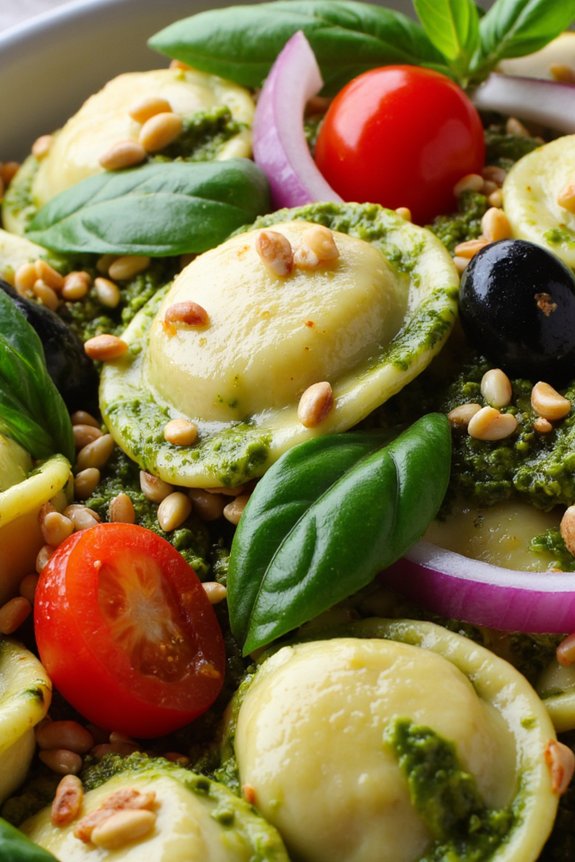 flavorful tortellini pasta salad