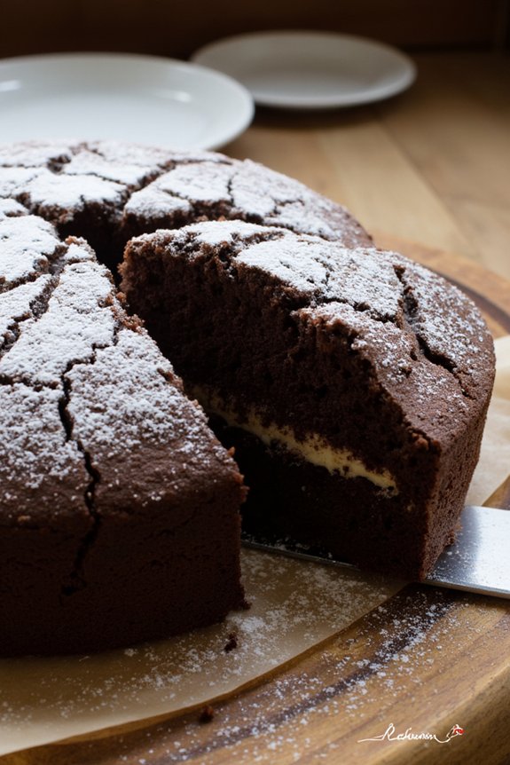 flourless chocolate almond cake