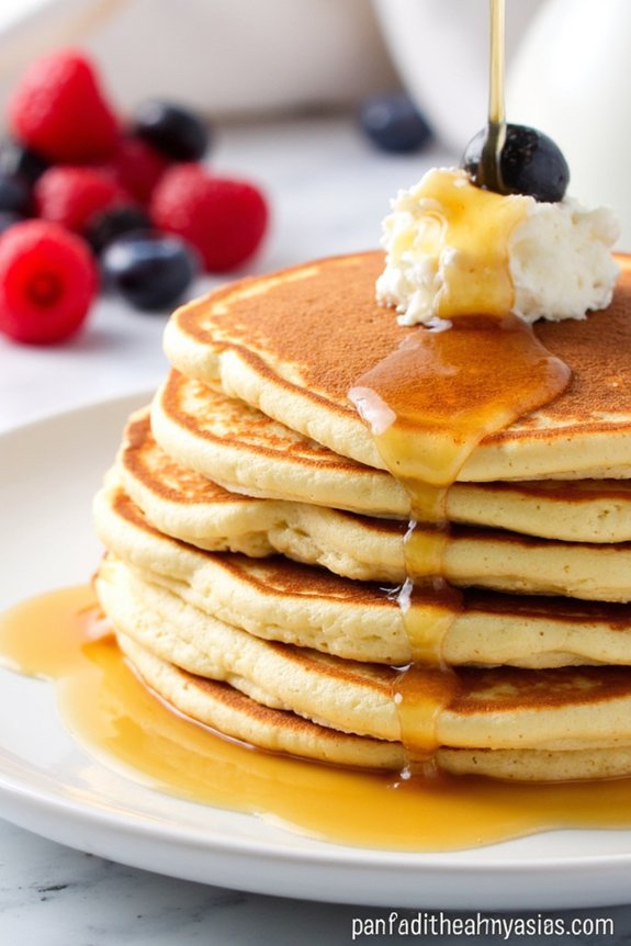 fluffy ricotta pancakes recipe