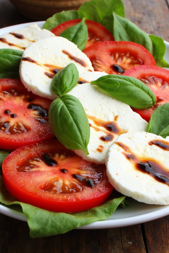 fresh colorful italian salad