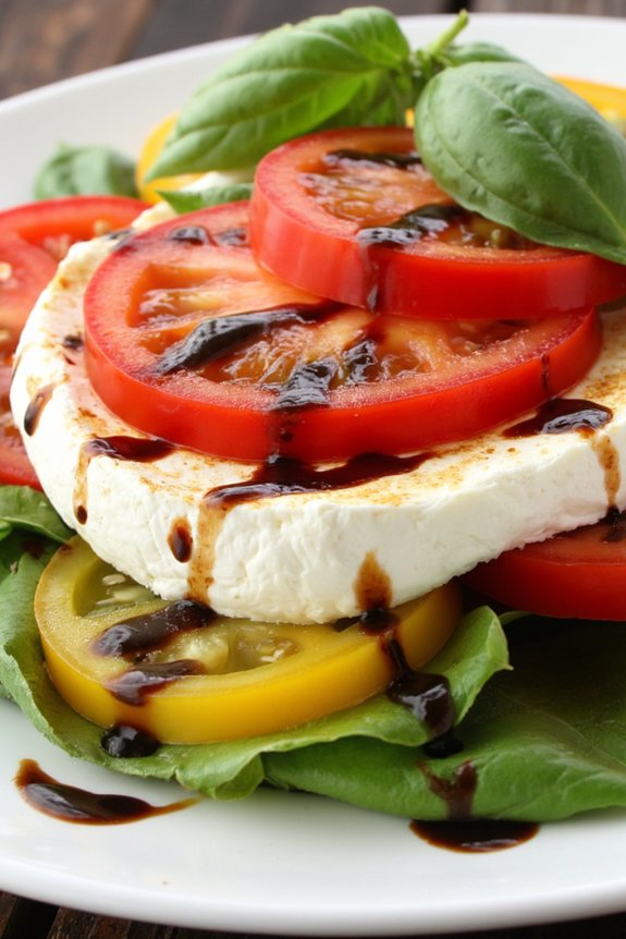 fresh heirloom tomato delight