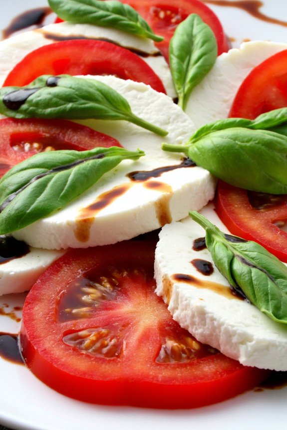 fresh italian caprese salad